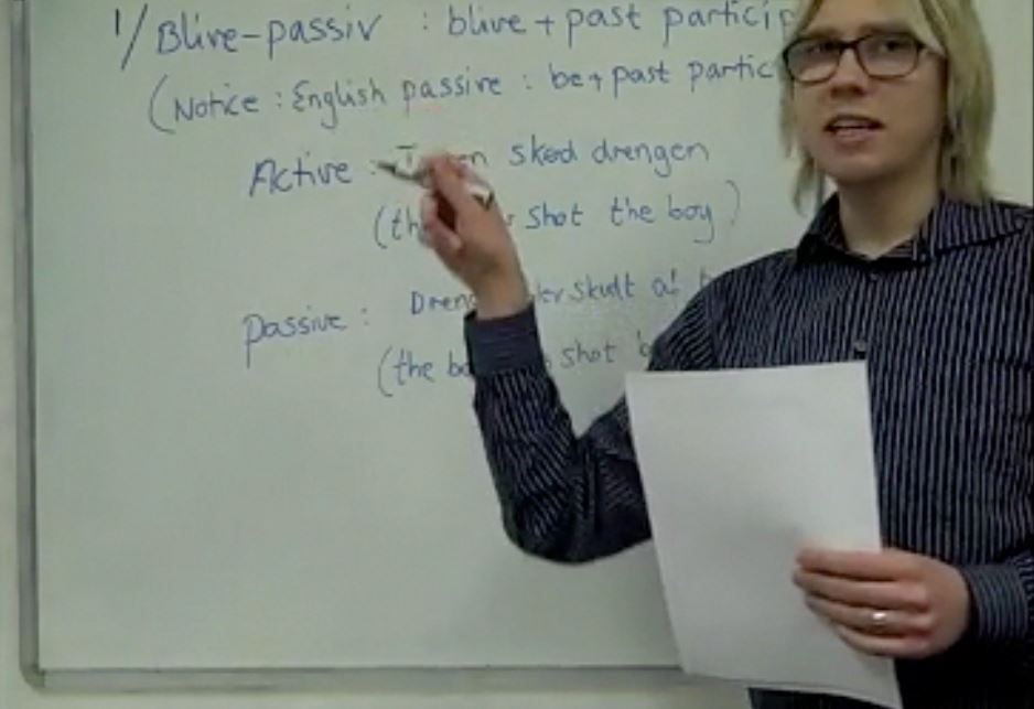 Jesper Hansen | Video capture verb passive voice